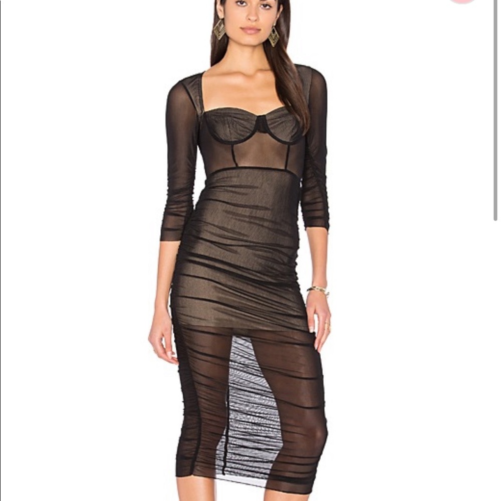 Majorelle Royale Revolve Maxi Sheer Dress BNWT